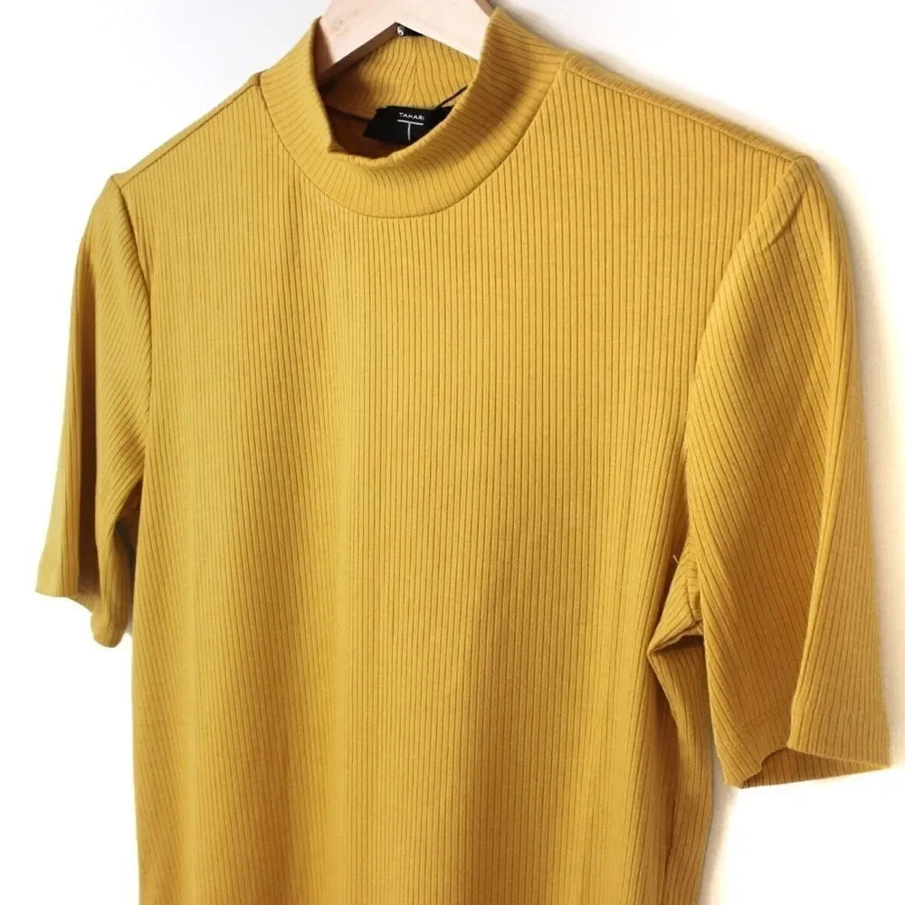 NWT T Tahari Local Honey Basic Shirt in Size M